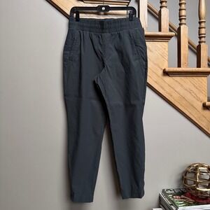 Modern Ambition Womens L Dark Gray Lightly Technical Jogger Pants Elastic Waist